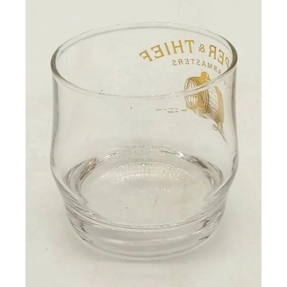 Cooper & Thief Cellarmasters Whiskey Glass Gold Barrel Rocks Glass Bourbon